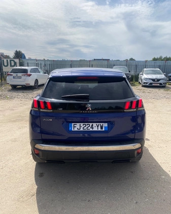Peugeot 3008 cena 49050 przebieg: 164625, rok produkcji 2019 z Brusy małe 254